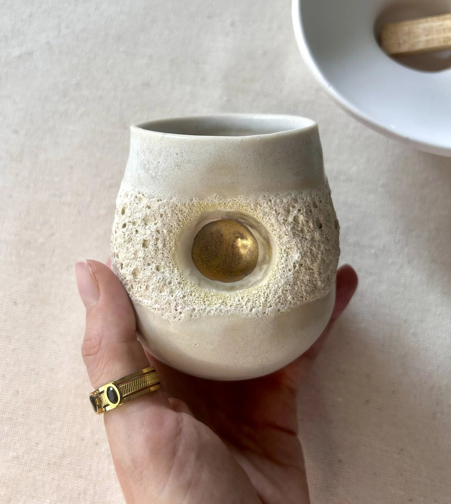 Stoneware Kahve Bardağı - Seramik Kahve Fincanı Sade Bej Rengi / Tekli ₺490, Sade Bej Rengi / 2 Adet ₺850, Dokulu Bej