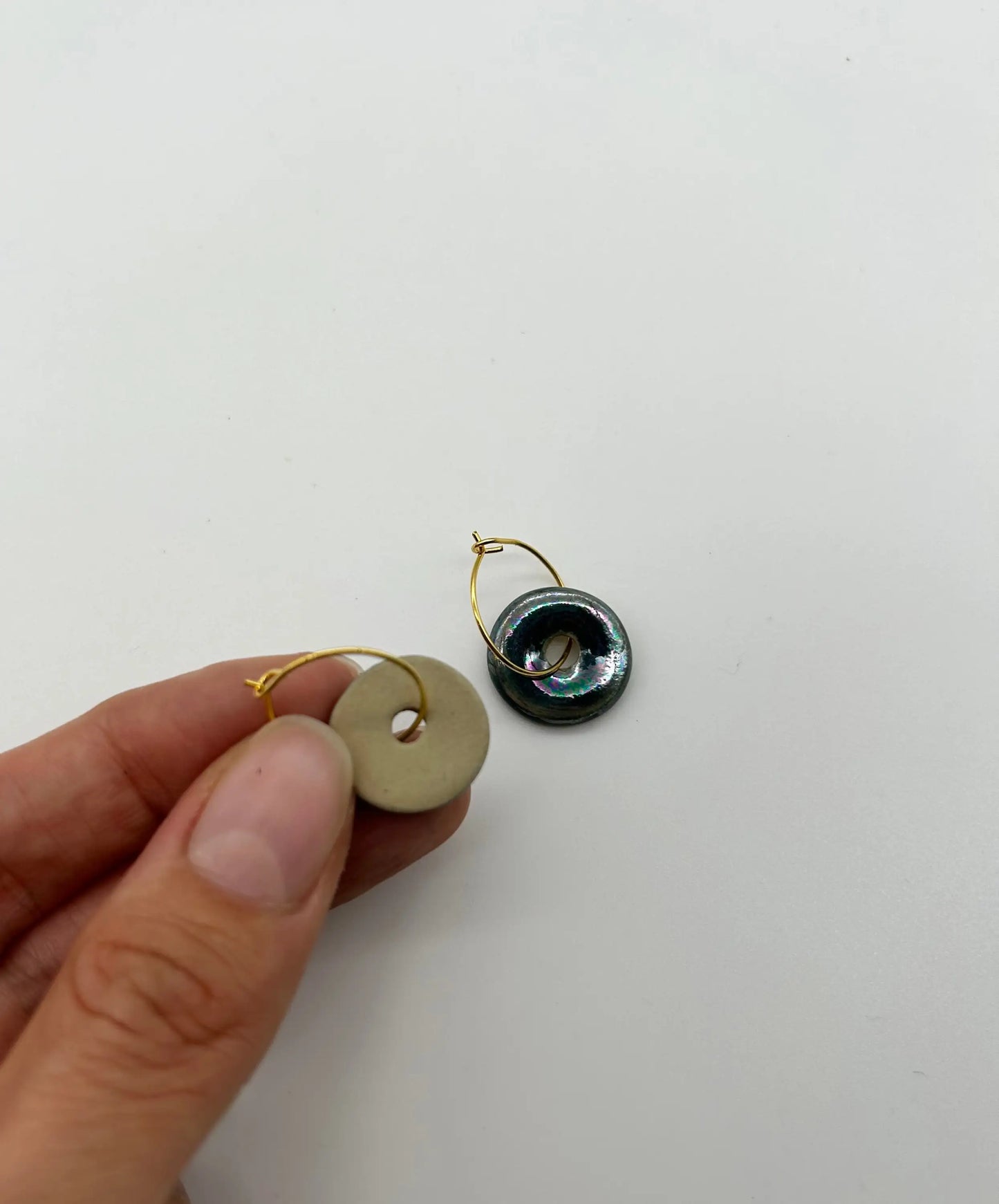 Seramik Küpe - Güneş & Ay - Güneş ₺450, Ay ₺450