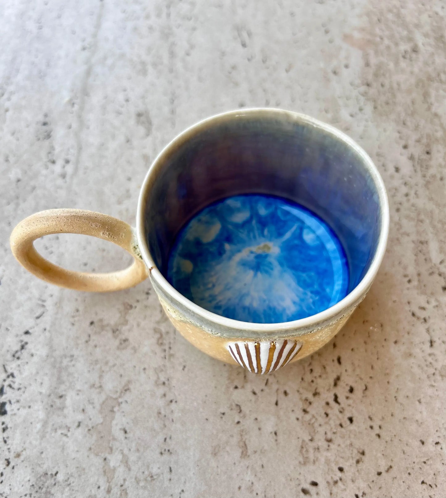 Stoneware Deniz Kabuğu Kahve Fincanı - Seramik Kahve Fincanı Stoneware Deniz Kabuğu Kahve Fincanı ₺550