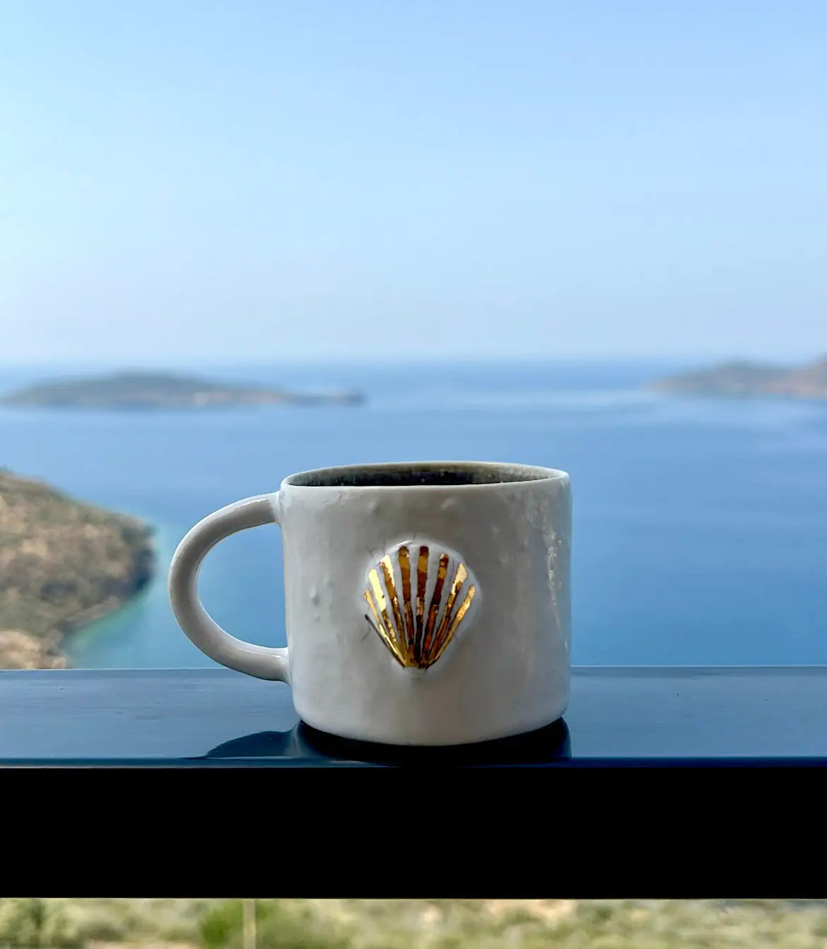 Stoneware Deniz Kabuğu Kahve Fincanı - Seramik Kahve Fincanı Tekli - Fincan ve Tabak ₺550, 2 Adet ₺899, 4 Adet ₺1.499