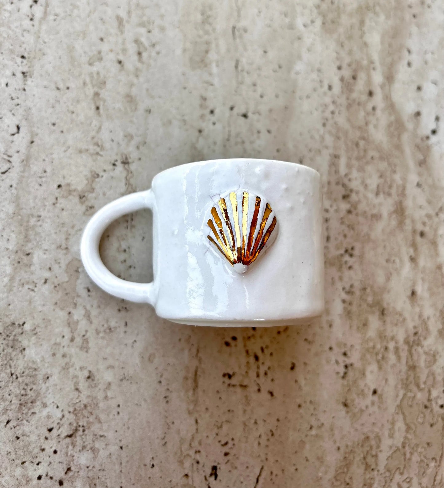 Stoneware Deniz Kabuğu Kahve Fincanı - Seramik Kahve Fincanı Tekli - Fincan ve Tabak ₺550, 2 Adet ₺899, 4 Adet ₺1.499