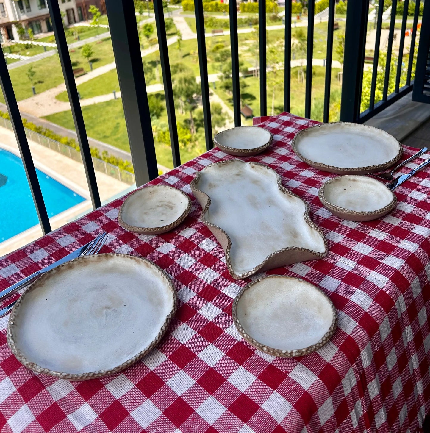 4 Kişilik El Yapımı Seramik Kahvaltı Takımı - Seramik Sofra Takımları 4 Kişilik El Yapımı Seramik Kahvaltı Takımı ₺5.500