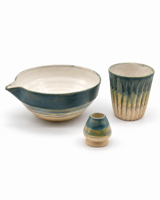 Stoneware Matcha Seti