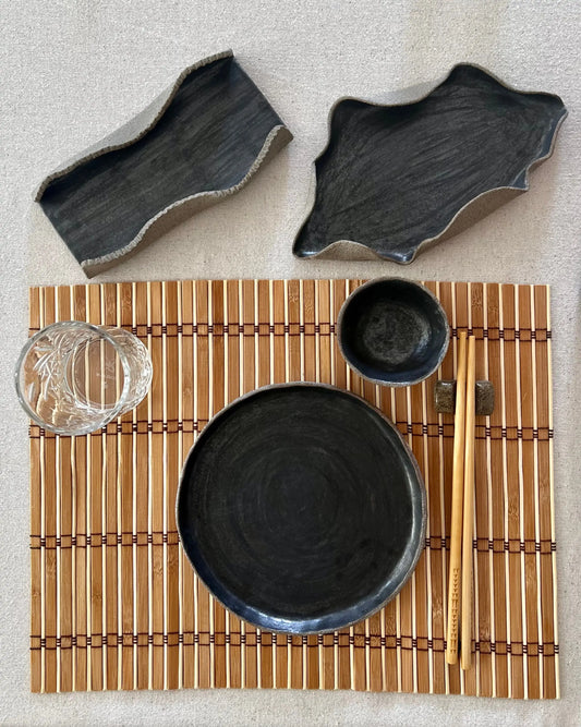 El Yapımı Sushi Tabak Seti - Seramik Sofra Takımları El Yapımı Sushi Tabak Seti ₺2.500
