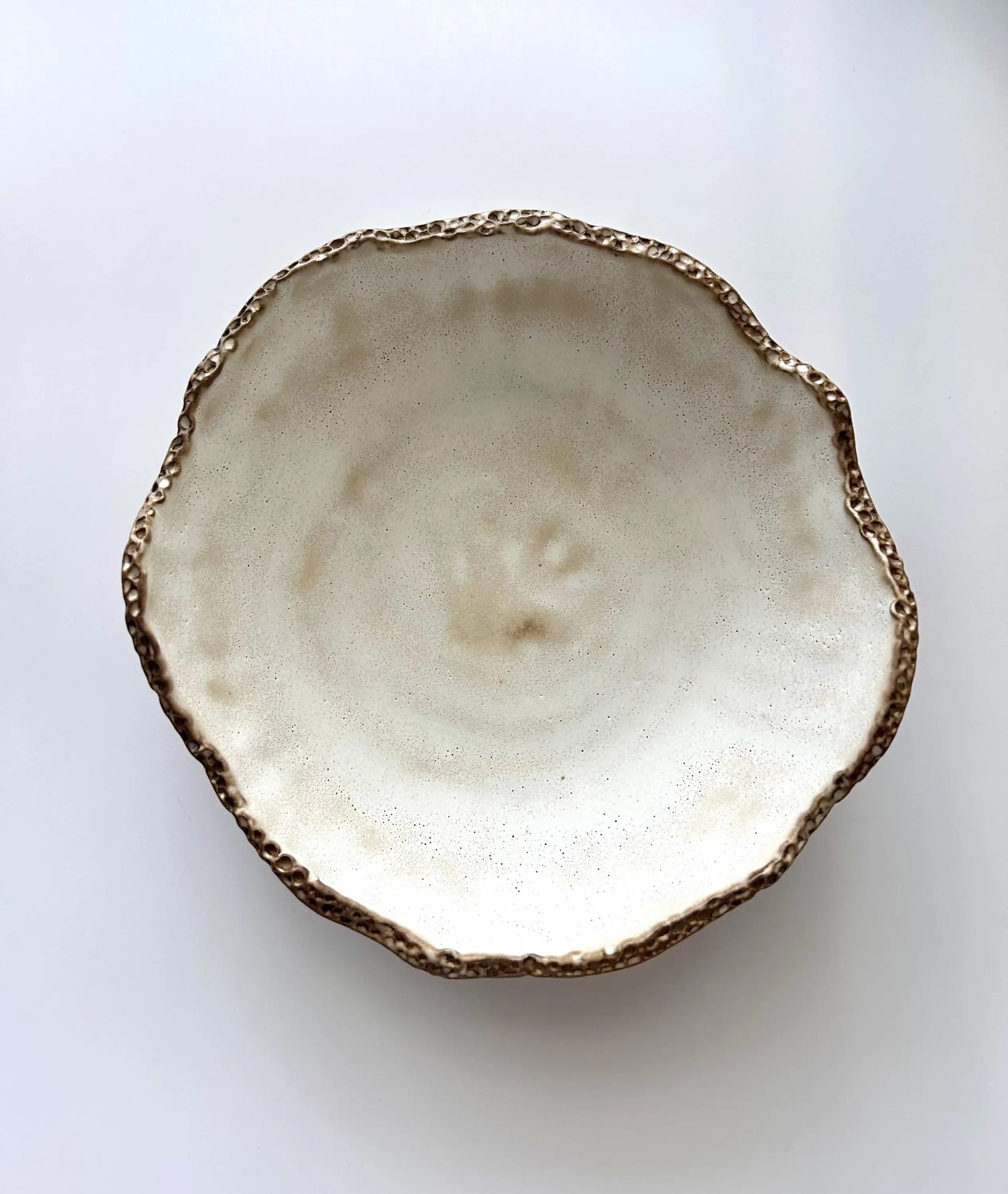 Stoneware Sunum Kasesi - Seramik Tabak