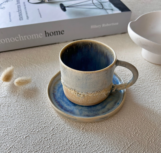 Luna Stoneware Türk Kahvesi Fincanı Seti - Seramik Kahve Fincanı Tekli - Fincan ve Tabak ₺650, 2 Adet ₺999, 4 Adet